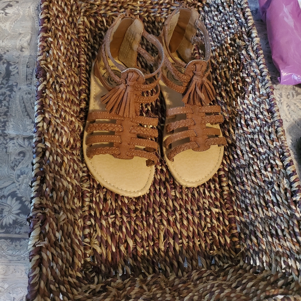 Brown sandals